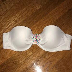 New Victoria Secret push up gem white bikini